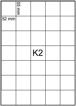 Papírová krabička na vzorky - K2 - klikněte pro větší náhled